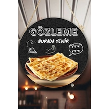 Gözleme Salonu Için Duvar, Kapı, Çift Taraflı Askılı Pano Karşılama Tabelası, Gözleme Dükkanı Süsü