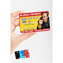 Better Call Saul Kartvizit Kredi Kartı & Akbil Sticker Kaplama 1