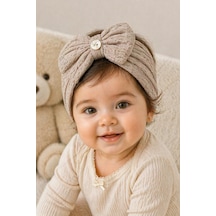 Baby & Modher Anne Bebek Beatıful Bandana Farklı Renk Ve Tarzları 1580 Vizon Vizon