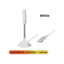 Hdoorlink Ayarlanabilir Usb Dizüstü Mikrofon Mini Stüdyo Konuşma Mikrofon Standı Mic İle Tutucu Masaüstü Dizüstü Bilgisayar İçin Mikrofon