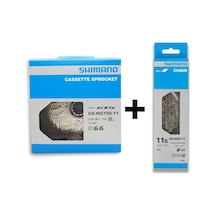 Shimano Cs-hg700-11 105 11-34t Ruble + Shimano Cn-hg601 Zincir 11 Gri