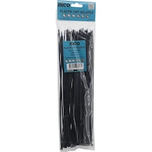 Siyah 3.6x300mm Plastik Cırt Kelepçe 100pcs 5468