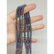 Yasamtohumu Hematit Taşı Rondela Dizi 2x6mm 54674 Çok Renkli