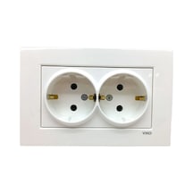 Karre 2li Topraklı Priz Bx40