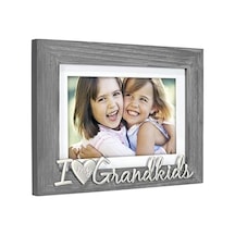 Malden Love My Grandkids Mat Resim Çerçevesi, 21,5 Cm G X 16,5 Cm Y X 1,90 Cm D , Gri