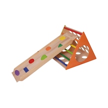 Wood&joy Üçgen Pikler Geometrık Rampa ve Kaydırak