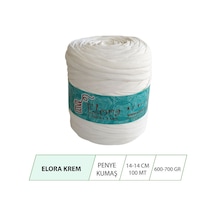 Elora Krem Penye Kumaş Örgü Ipi