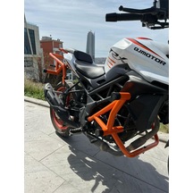 Qj Motor Trx 125 Ön Koruma Demiri Turuncu Uyumlu