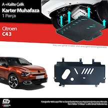 S-dizayn Citroen C4 Çelik Karter Muhafaza Koruma 2021 Üzeri A+ Kalite