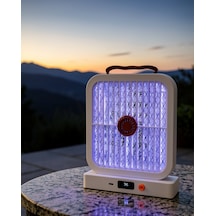 Elektrikli Sinek Yok Edici Lamba Uv Işıklı 4000mah Uczzhs371beyaz-4