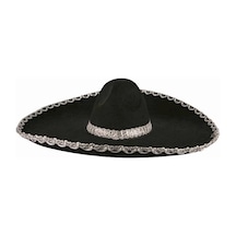 Sombrero Meksika Şapkası Gümüş Şeritli Yetişkin Boy Diğer