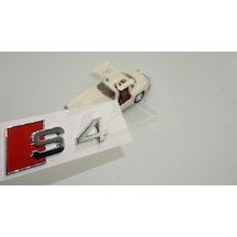 Audi S4 Bagaj Krom Abs 3M 3D Yazı Logo Amblem Ürün