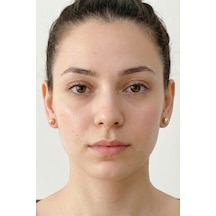 14 Ayar Altın Top Küpe 5 Mm Sarı