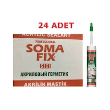 24 Adet 500 Gr Beyaz Somafıx-Fermfıx Akrilik Mastik Beyaz