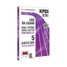 Yargı 2026 Kpss Gy-gk Lise Ön Lisans Tüm Dersler Tamamı Çözümlü 5 Deneme