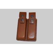 Colt Deri Şarjör Kılıfı Çiftli  K-003-T