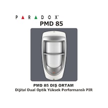 Paradox Kablosuz Hareket Dedektröü Pir Pmd85 Dış Ortam Dijit