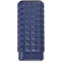 Colibri Quasar Lacivert Üçlü Deri Puro Kılıfı 60 Ring