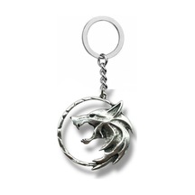 The Witcher Temalı Çember Figürlü Unisex Anahtarlık Metal Fantastik Oyun Aksesuarı