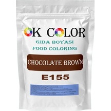 Ok Color Chocolate Brown E155 Kahveren Gi Toz Gıda Boyası  50 G