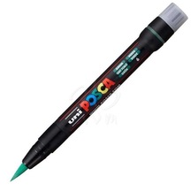 Uni Posca Fırça Uçlu Marker Pcf-350 Yeşil