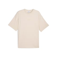 Puma Pl Lifestyle Tee Erkek Yetişkin T-shirt Krem