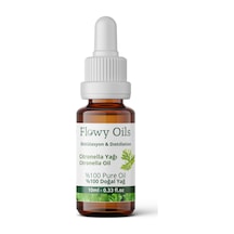 Flowy Oils Citronella Yağı %100 Doğal Bitkisel Uçucu Yağ 10 ML