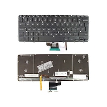 Dell Uyumlu Precision M3800 Notebook Klavyesi - Siyah - TR - Backlit