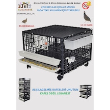 62cm X 62cm X 47cm 25-30ad. Bıldırcın Kapasiteli Lgn6040 Bld Tk