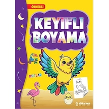 Keyifli Boyama Kuşlar 48 Sayfa