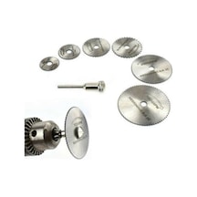 Metal 6 Parça Mini Yuvarlak Ahsap Kesme Ucu