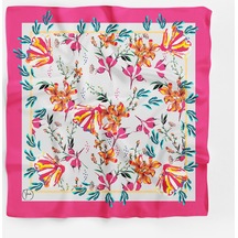 Flower Desen Bandana/fular Çok Renkli
