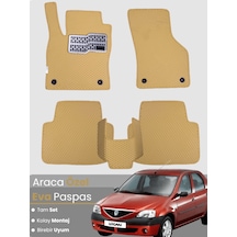 Dacia Logan 2004-2012 Uyumlu Eva Paspas Tam Set Araca Özel,su Geçirmez,hızlı Ve Kolay Montaj 100