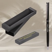Kişiye Özel İsim Baskılı Metal Tükenmez Kalem - Byp202-siyah