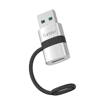 Earldom Ot91a Tak Çalıştır Usb To Type-c Dönüştürücü - Gümüş M414