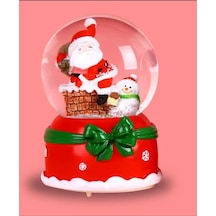 Noel Baba Kardan Adam Tasarımlı 13 Cm Büyük Boy Işıklı Müzikli Ka