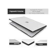 Macbook Air 13.3 Uyumlu Shockproof Rugged Hard Case Tpu Bumper Anti-fingerprint Drop Protection Cover A2337 M1 A2179 A1932 Outdoor Şeffaf