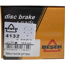 Beşer 4132 Arka Fren Balatası Karsan Jest - Master 3 Cift Teker