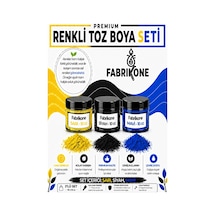 Toz Mum Boyası Seti 10 Cc 3 Lü Soya & Parafin Wax Için Sarı, Siyah, Mavi Bkfab3srsm10g Karışık