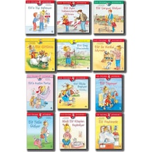 Okul Öncesi Çocuklar Için Renkli Resimli Elif Seti 12 Kitap