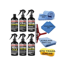 Mertox Oto Şampuanı+araç Kokusu+motor+hızlı Cila+torpido+lastik
