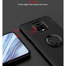 Redmi Note 9S Yüzüklü Standli Manyetikli Kamera Korumali Kilif 433446573