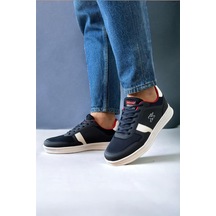 Erkek Günlük Sneaker Rahat Spor Ayakkabı Lacivert-Lacıvert