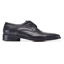 Siyah Klasik Bağcıklı Kösele Erkek Ayakkabı -8795-