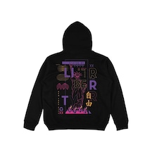 Startmore Adrift Liberta Siyah Oversize Unisex Kapüşonlu Sweatshirt Hoodie Siyah