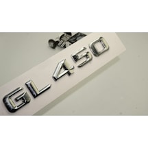 Benz Gl 450 Uyumlu Bagaj Krom Metal 3m 3d Yazı Logo
