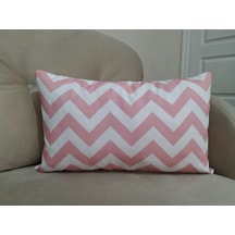 Kırlent Dünyası Dikdörtgen Zigzag Desendijital Baskılı Kırlent K (362294616)