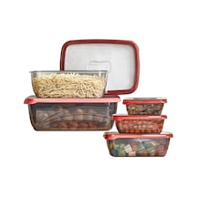 Qlux Ideas Saklama Kabı Set L-00686 2 Adet Çok Renkli