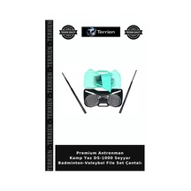 Premium Antrenman Kamp Yaz Ds-1000 Seyyar Badminton-voleybol File Set Çantalı Çok Renkli