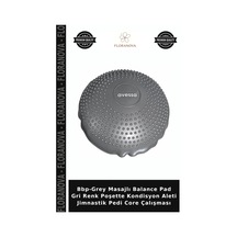 Bbp-grey Masajlı Balance Pad Gri Renk Poşette Kondisyon Aleti Jimnastik Pedi Core Çalışması